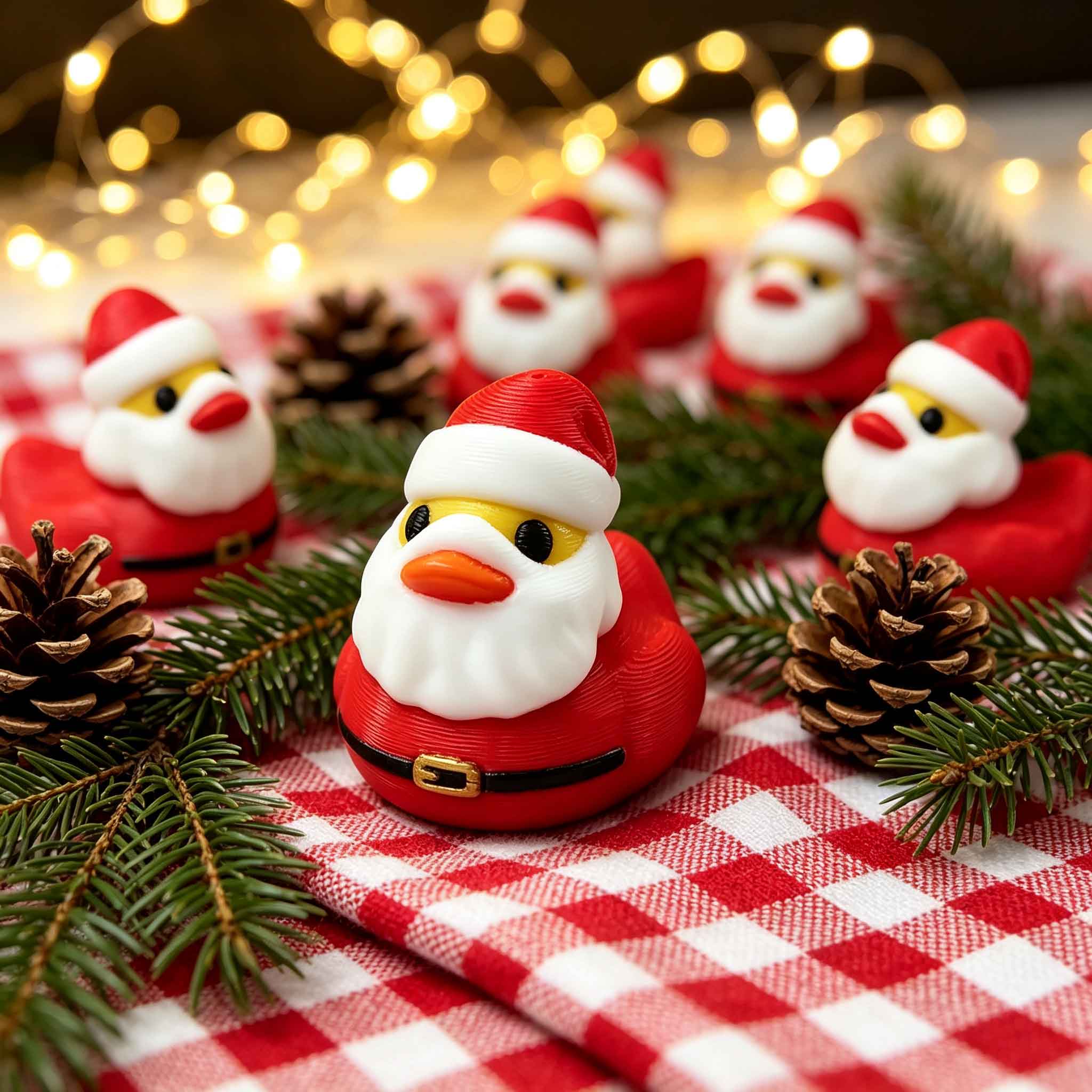 3D Printing Xmas - Figurinha de Papai Noel em 3D