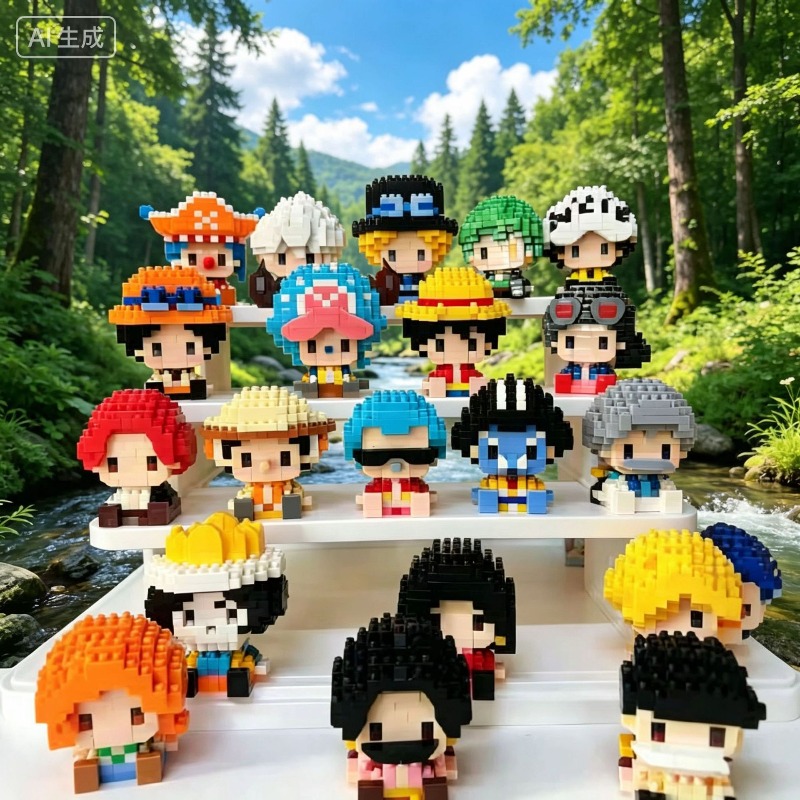 3D Printing Lego - Novo ONE PIECE Deus do Sol
