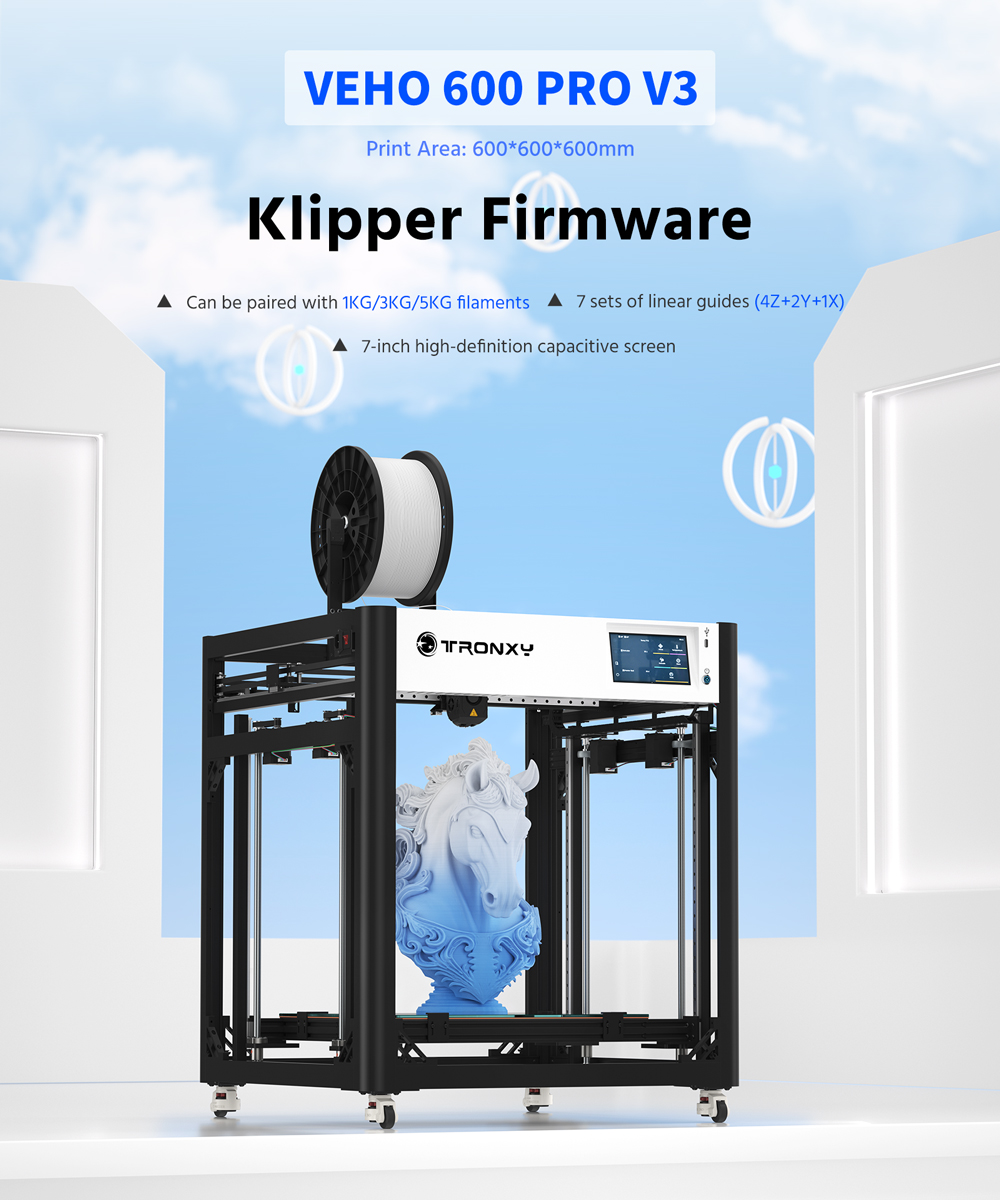 3D Printing X Y Z Axis - Impressora 3D Tronxy VEHO-600 / PRO