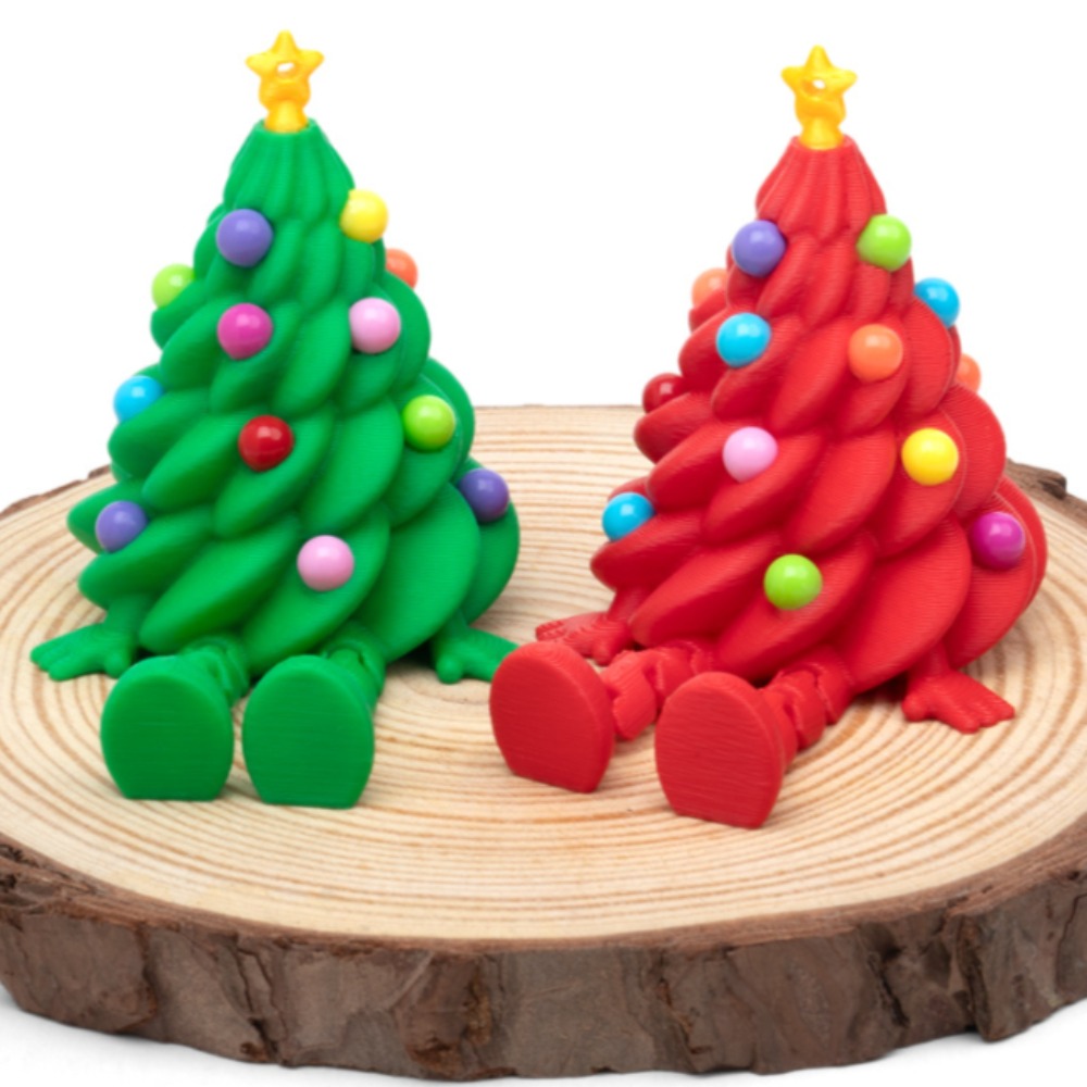 3D Printing Xmas - Figuras de Árvore de Natal Impressas