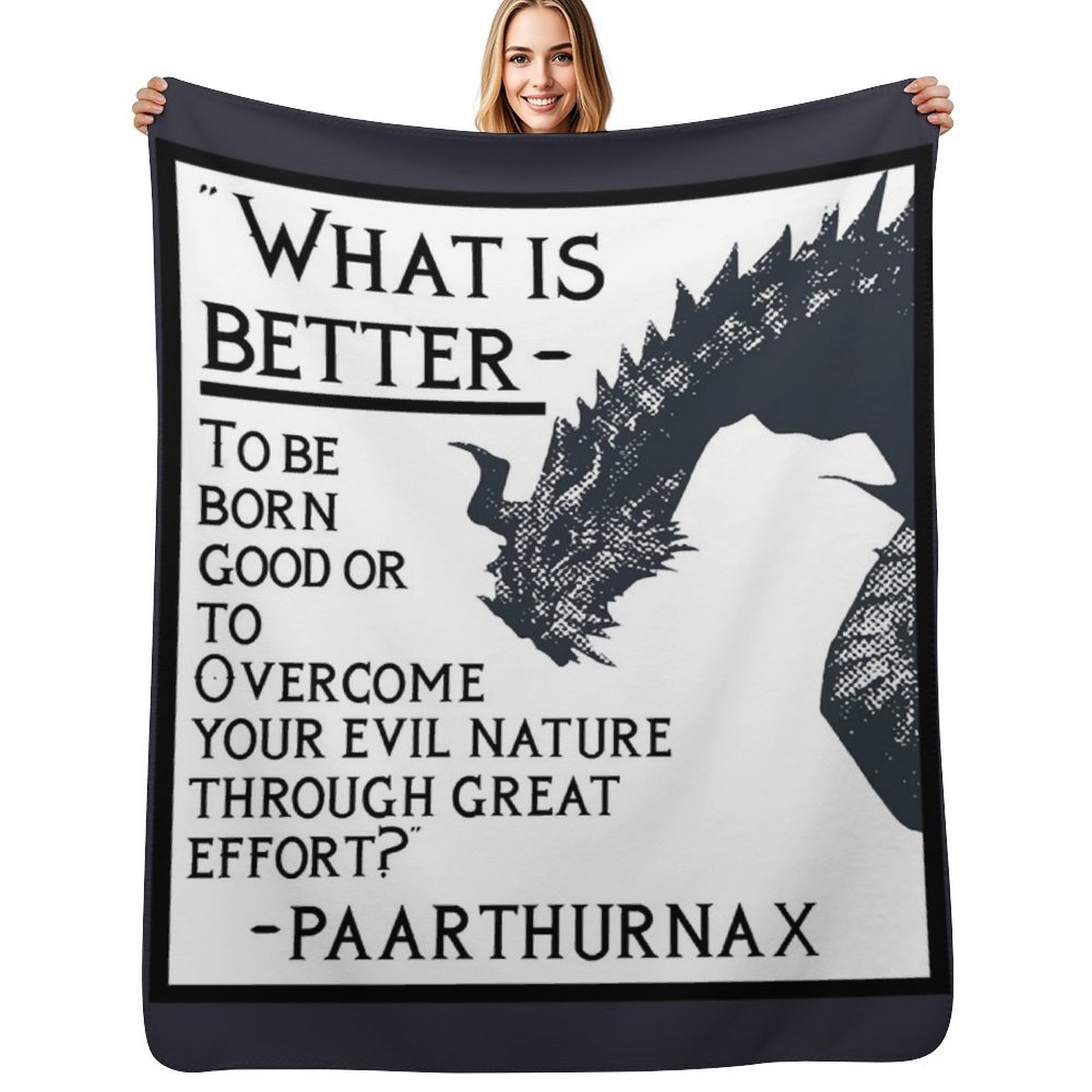 3D Printing Quotes - Maravilhosa Manta Decorativa com Estampa de