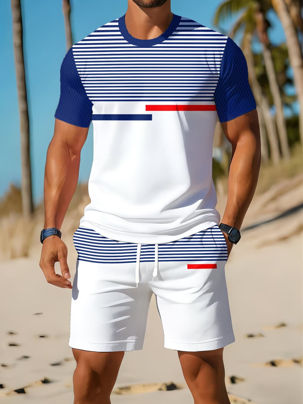 3D Printing Examples - Conjunto Masculino Casual de Verão 2026:
