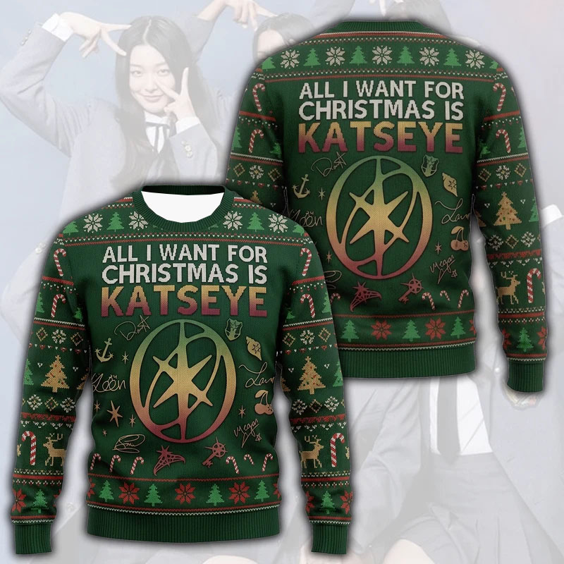3D Printing Xmas - Suéter de Natal Feio Kpop KATSEYE