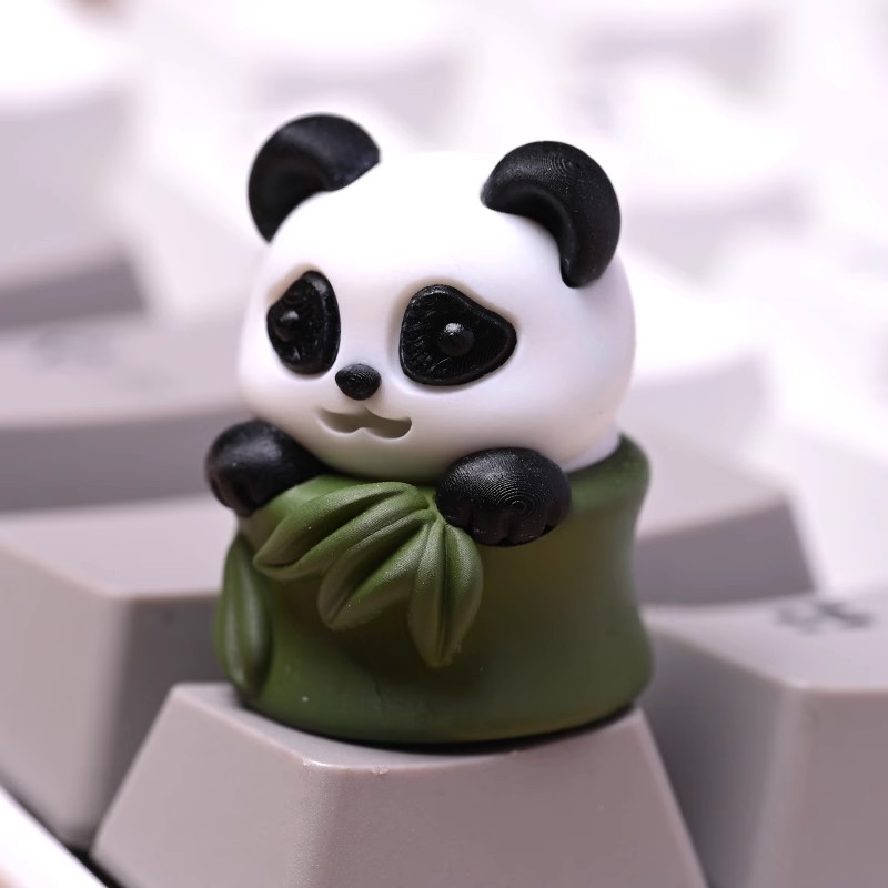 1 peça bonito panda tema chave - 3D Printing Keycaps avaliação e preço