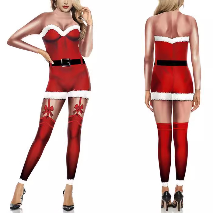 Mulheres homens feio traje de  - 3D Printing Xmas avaliação e preço