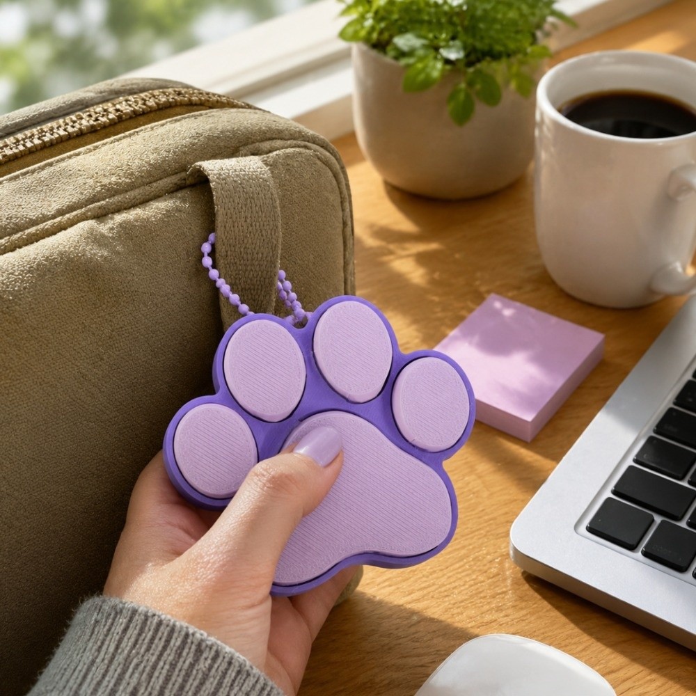 Chaveiro Clicker de Pata de Ca - 3D Printing Keycaps avaliação e preço