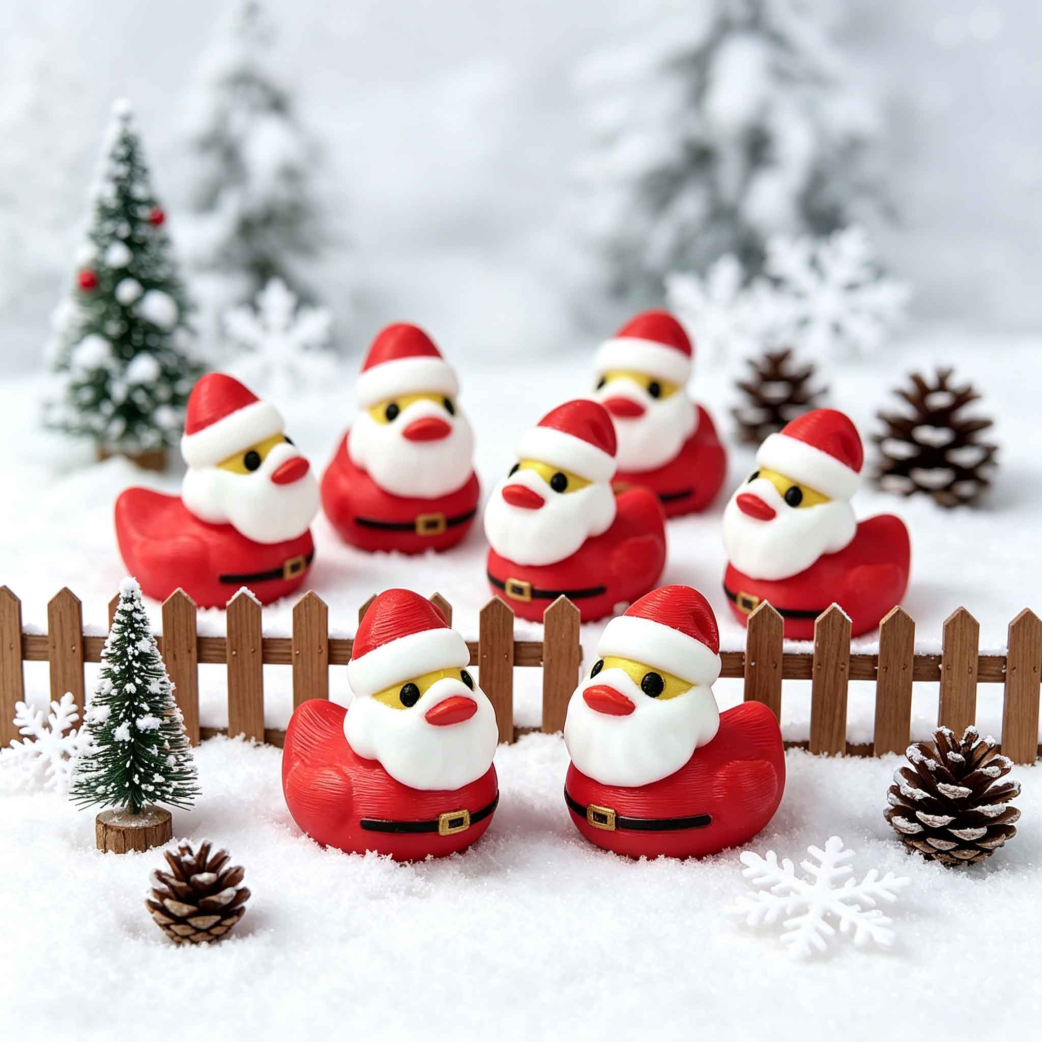 Figurinha de Papai Noel em 3D  - 3D Printing Xmas avaliação e preço