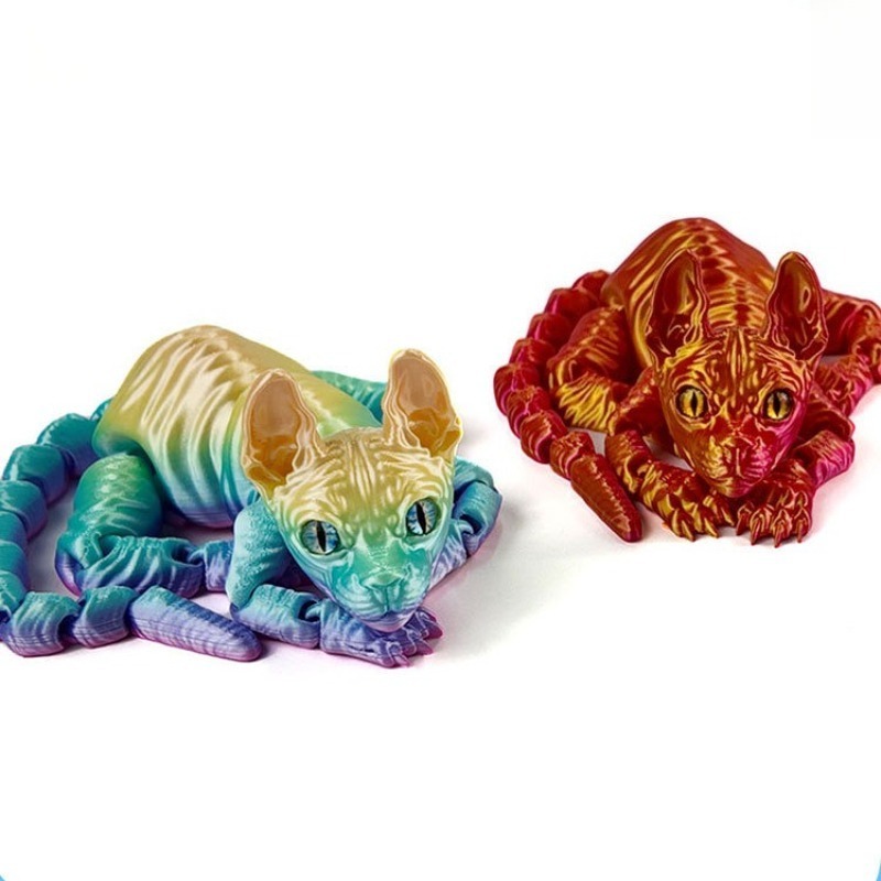 Brinquedo de Gato Sphynx Impre - 3D Printing Xmas avaliação e preço