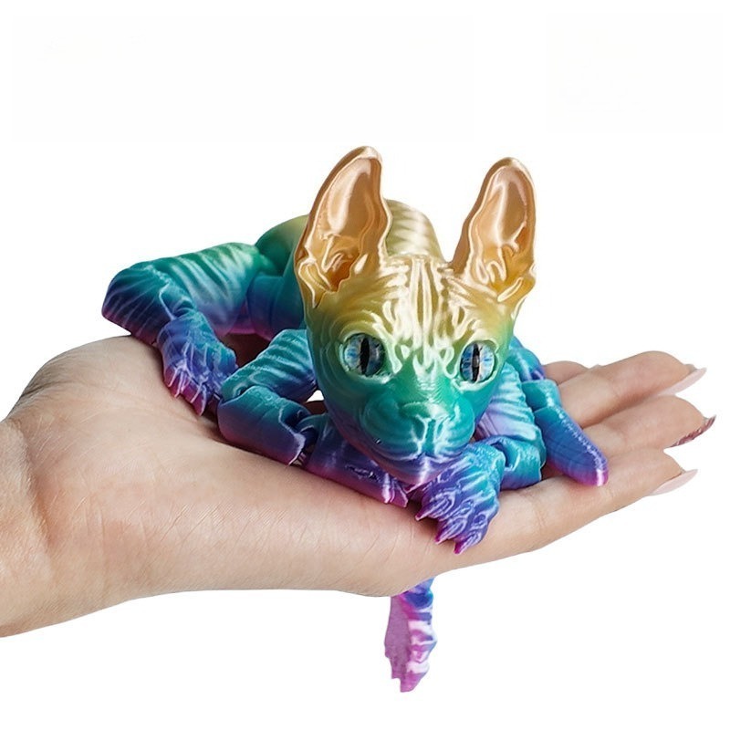 Brinquedo de Gato Sphynx Impre - 3D Printing Xmas avaliação e preço