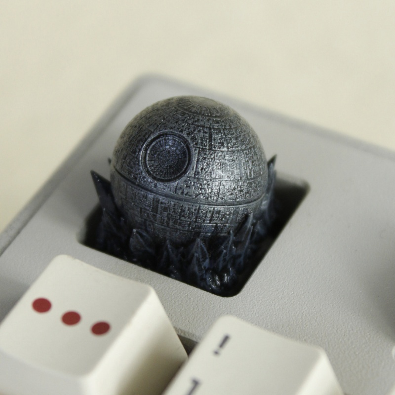 Tecla Artesanal HCY Death Star - 3D Printing Keycaps avaliação e preço
