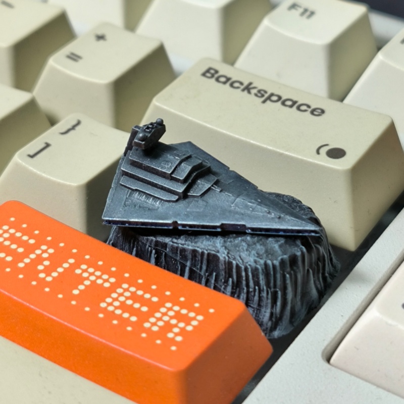 Tecla Artesanal HCY Death Star - 3D Printing Keycaps avaliação e preço