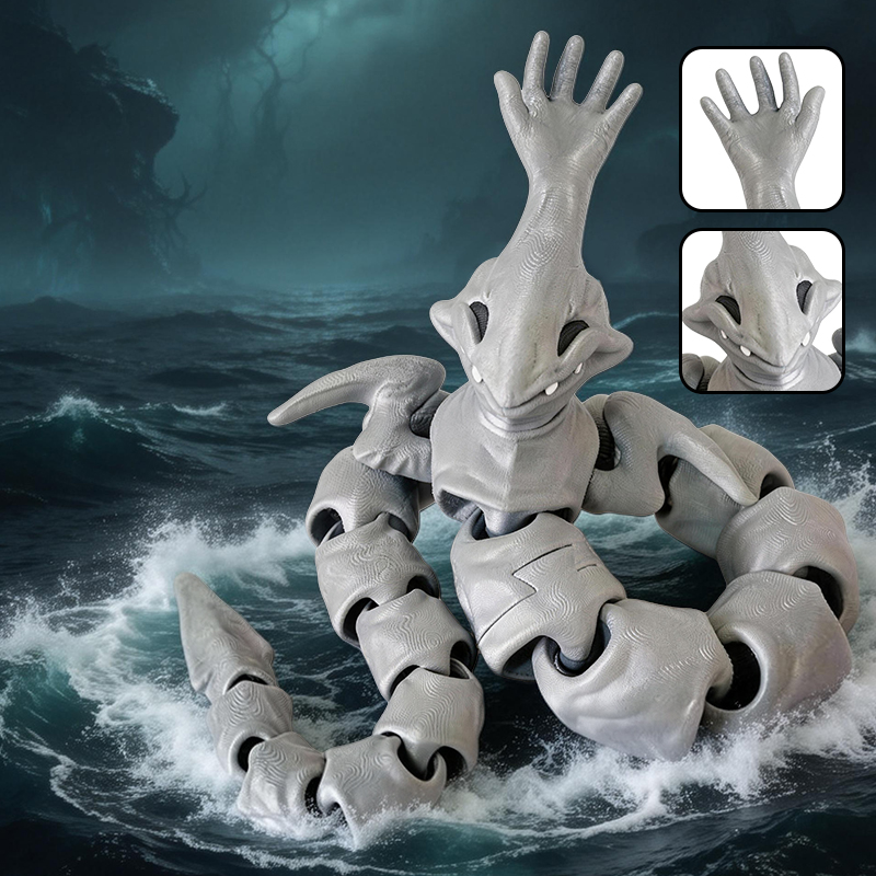 Novo Boneco de Ação Articulado - 3D Printing Xmas avaliação e preço
