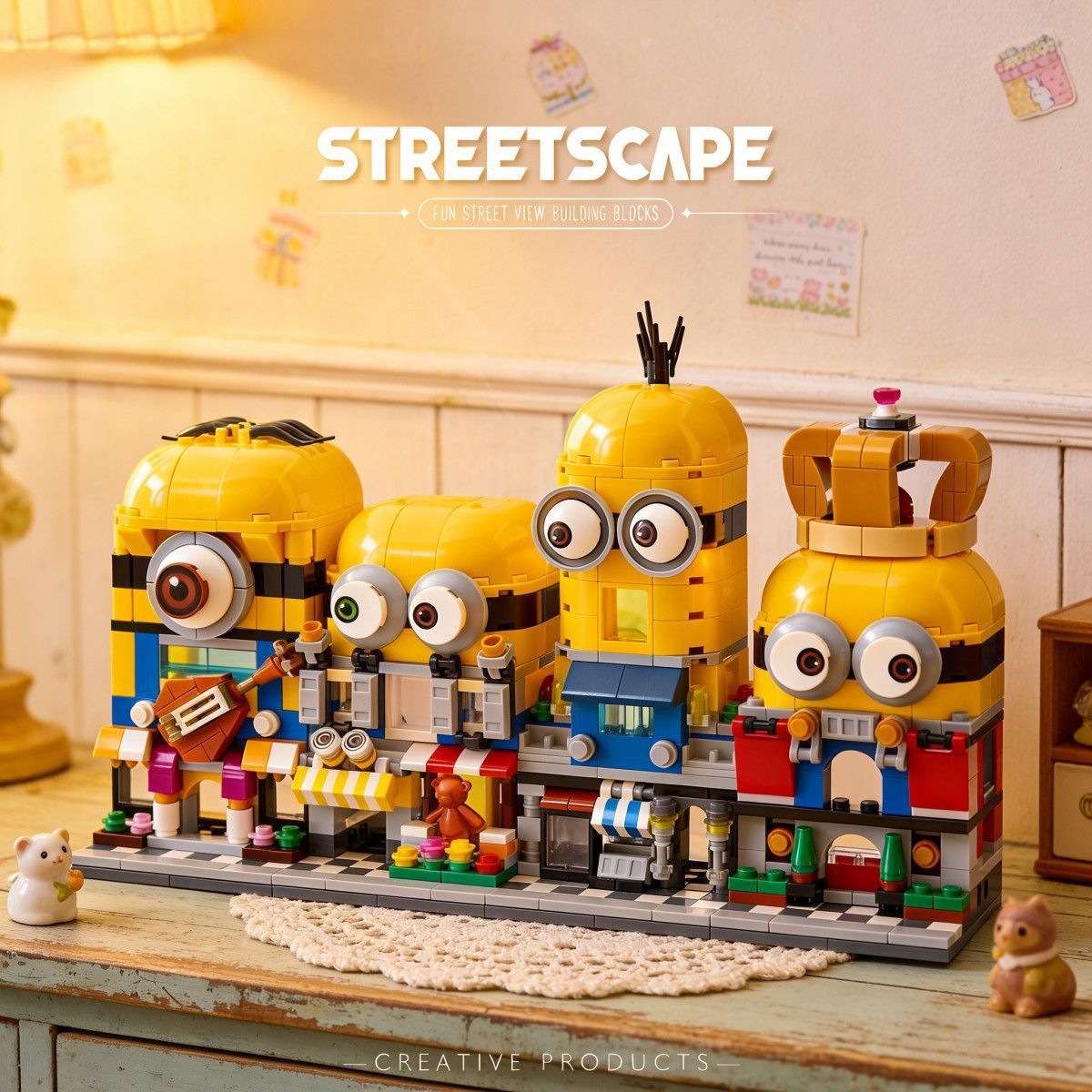 Série de Figuras 3D 4 em 1 Min - 3D Printing Lego avaliação e preço